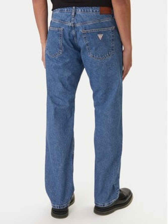 Guess Jeans Jeansy M5YA1B D633A Niebieski Straight Fit