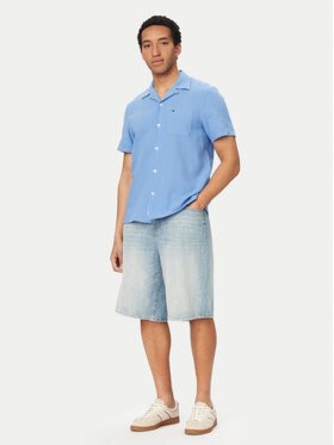 Tommy Jeans Koszula DM0DM23058 Niebieski Regular Fit