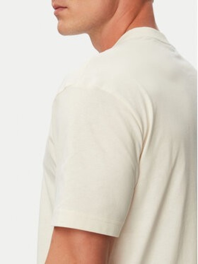 Karl Lagerfeld Jeans T-Shirt B3M17006 Kremowy Regular Fit