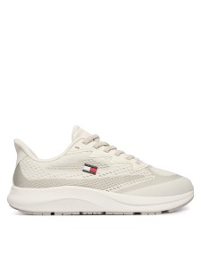 Tommy Jeans Sneakersy Runner Knitted EM0EM01713 Écru