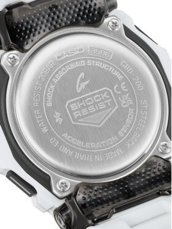 G-Shock Zegarek G-Squad GBD-200-7ER Biały