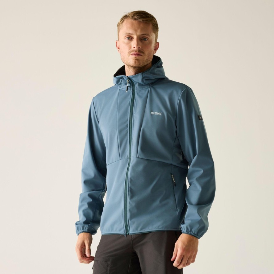 Męska wodoodporna kurtka typu softshell z kapturem Tredmoor