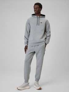 4F Spodnie dresowe joggery męskie - szare S