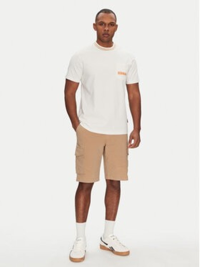 Napapijri T-Shirt S-Murlo NP0A4IEJN1A1 Biały Regular Fit