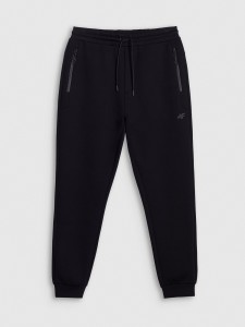 4F Spodnie dresowe joggery męskie - czarne XL