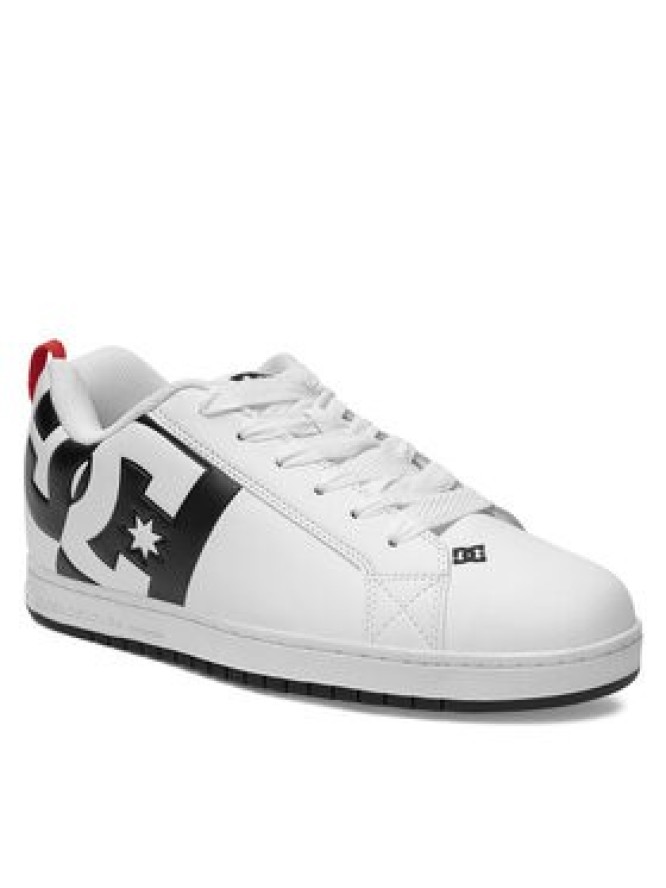 DC Shoes Sneakersy COURT GRAFFIK SQ ADYS100442-WLK Biały