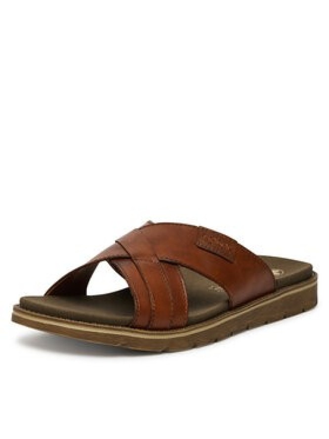 Rieker Klapki 24393-24 Brązowy