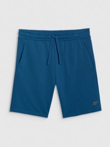 4F Spodenki dresowe regular męskie - turkusowe XL