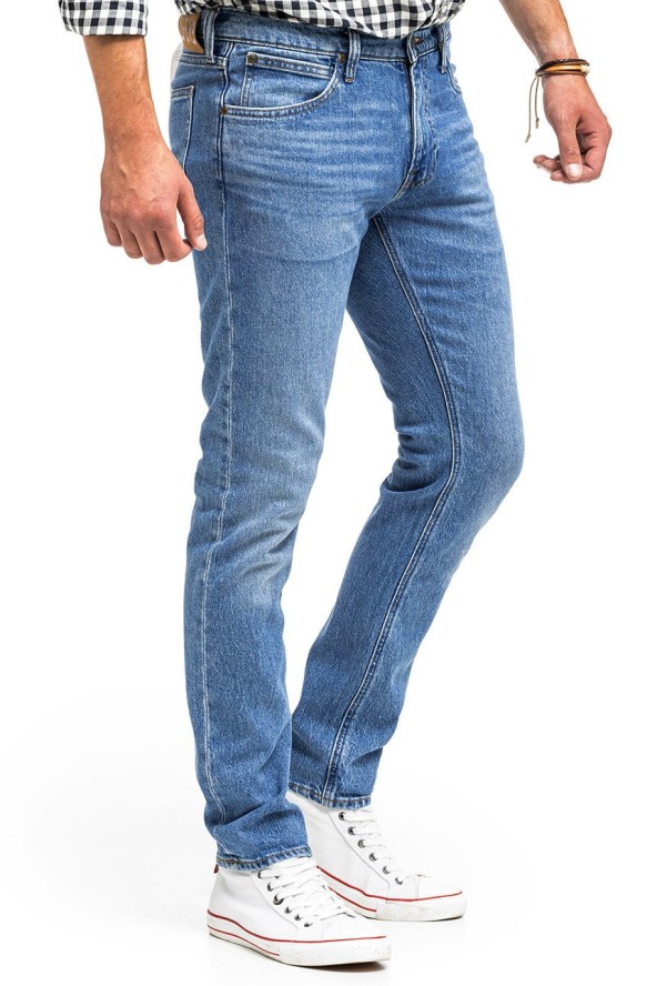 LEE LUKE MĘSKIE SPODNIE JEANSOWE MIST INDIGO L719MWLU 112322404