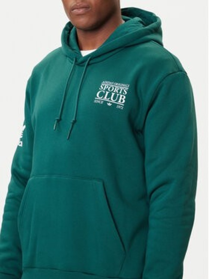 adidas Bluza Graphic JX3059 Zielony Regular Fit