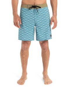 Spodenki boardshort dla Mężczyzn SURFSILK STRAIGHT LEG 18" Niebieski