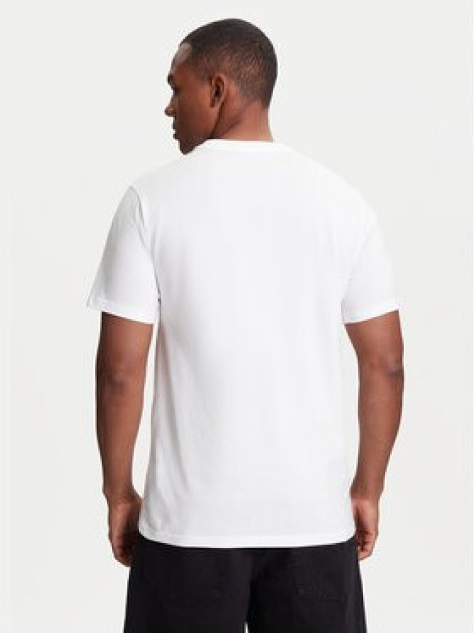 Converse T-Shirt Neon Sign All Star Patch 10027722-A02 Biały Regular Fit