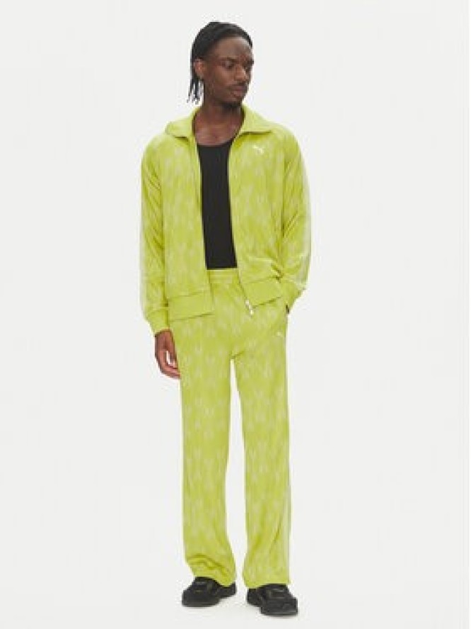 Puma Spodnie dresowe The NeverWorn V T7 631492 Zielony Regular Fit