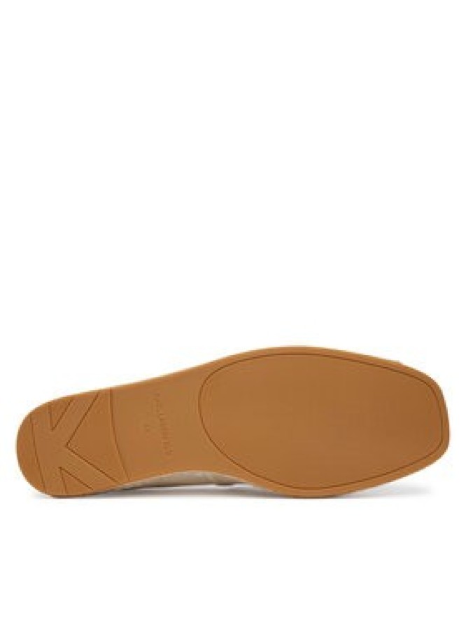 KARL LAGERFELD Espadryle Kamino KL70126 Kremowy