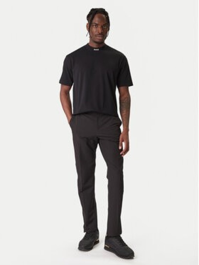 BOSS T-Shirt Tee Collar 50555527 Czarny Regular Fit