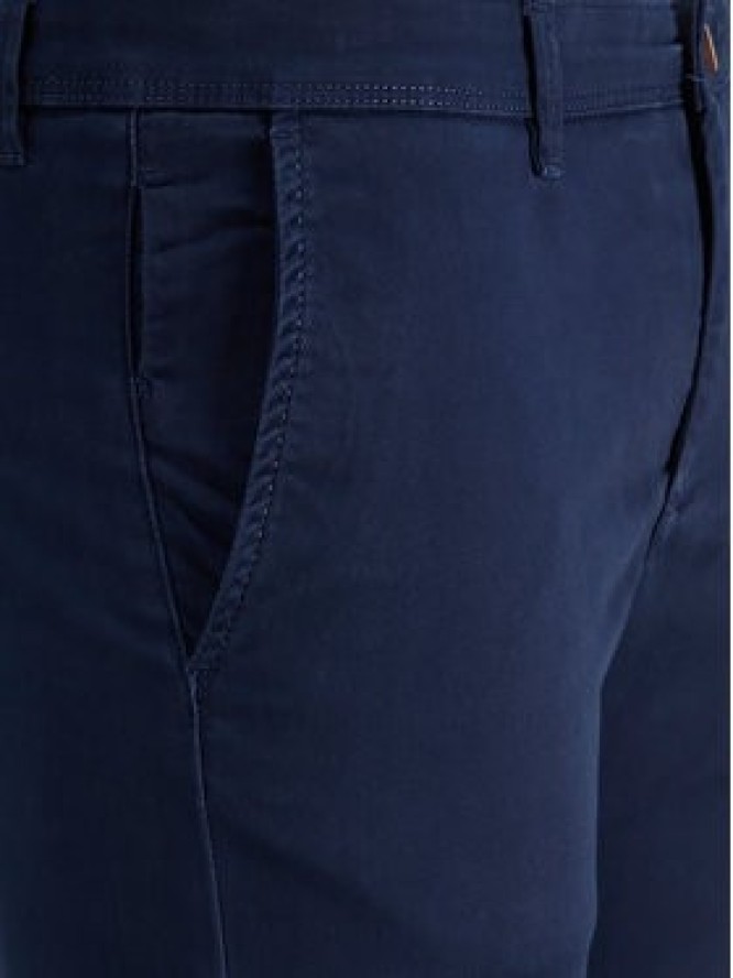 Jack & Jones Chinosy Marco 12150148 Granatowy Slim Fit