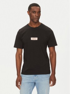 Jack & Jones T-Shirt Split 12273182 Czarny Regular Fit