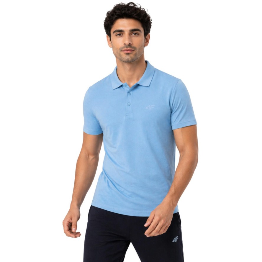 Koszulka męska 4F - bawełniany T-shirt, regular fit.