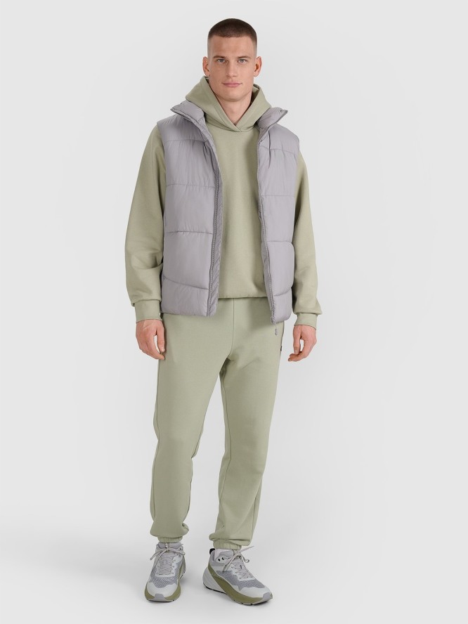 4F Bezrękawnik puchowy z wypełnieniem syntetycznym męski - szary XXL