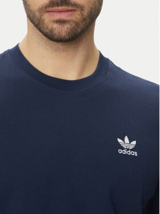 adidas T-Shirt Trefoil Essentials JC9989 Granatowy Regular Fit
