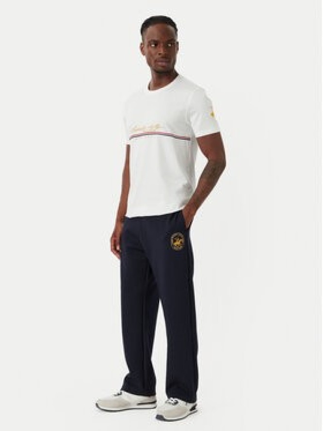 Beverly Hills Polo Club T-Shirt P-SS26M-TS1519 Biały Regular Fit