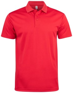 clique Basic Active Polo z 100% poliestru – red
