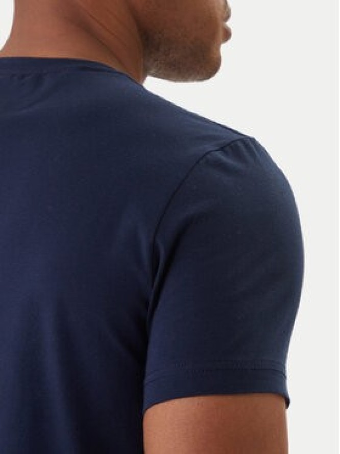 Tommy Hilfiger T-Shirt MW0MW10800 Granatowy Slim Fit