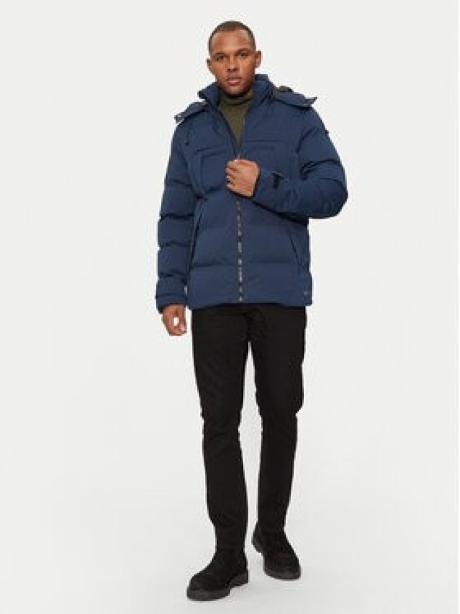 Blend Kurtka zimowa 20717483 Granatowy Regular Fit