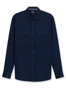 OLYMP Koszula "Casual" - Regular fit - w kolorze granatowym rozmiar: M