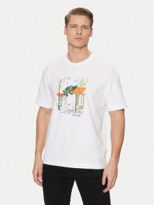 Jack & Jones T-Shirt Machester 12273549 Biały Relaxed Fit