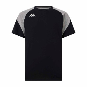 T-shirt Laccio męski czarny