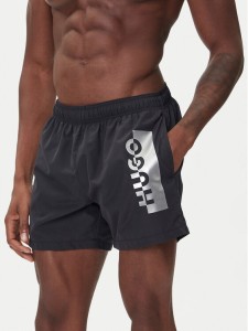 HUGO Szorty kąpielowe Silver 50549864 Czarny Regular Fit
