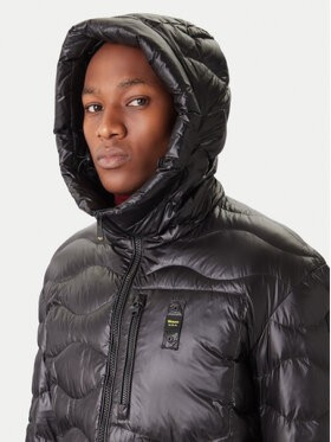 Blauer Kurtka puchowa Impermeabile 25WBLUK03068 Czarny Regular Fit