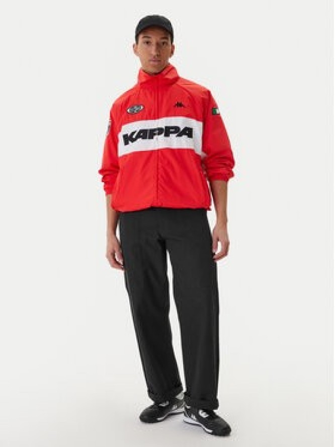 Kappa Wiatrówka Authentic Sullix 382568W Czerwony Oversize