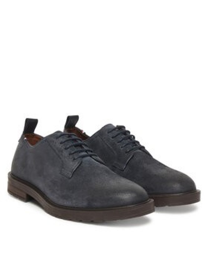 Tommy Hilfiger Półbuty Cleated Derby FM0FM05770 Granatowy