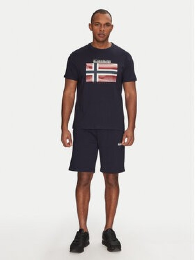 Napapijri Szorty sportowe N-Gori NP0A4IBQ1761 Granatowy Regular Fit