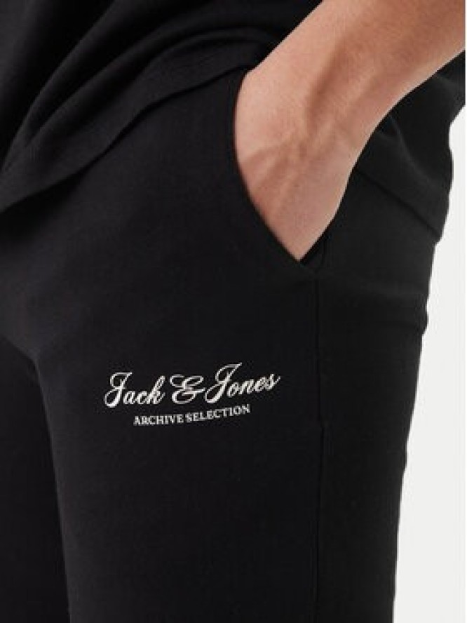 Jack & Jones T-Shirt Earchive 12297641 Czarny Regular Fit