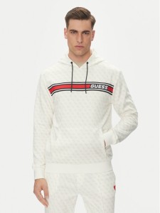Guess Bluza New Korbin Z4BQ30 FL04Q Biały Regular Fit