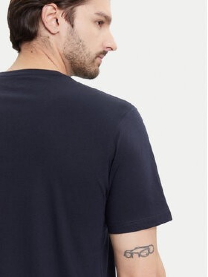 Guess T-Shirt M5YI15 I3Z14 Granatowy Regular Fit