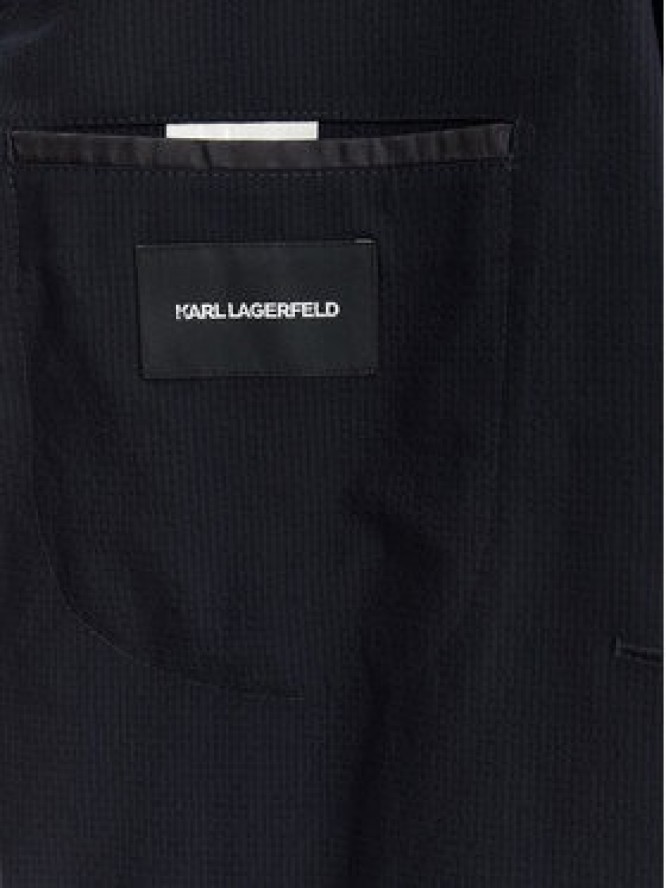 KARL LAGERFELD Marynarka 155280-562034 Granatowy Slim Fit