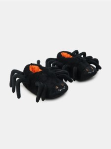 Kapcie z motywem halloweenowym - wielobarwny