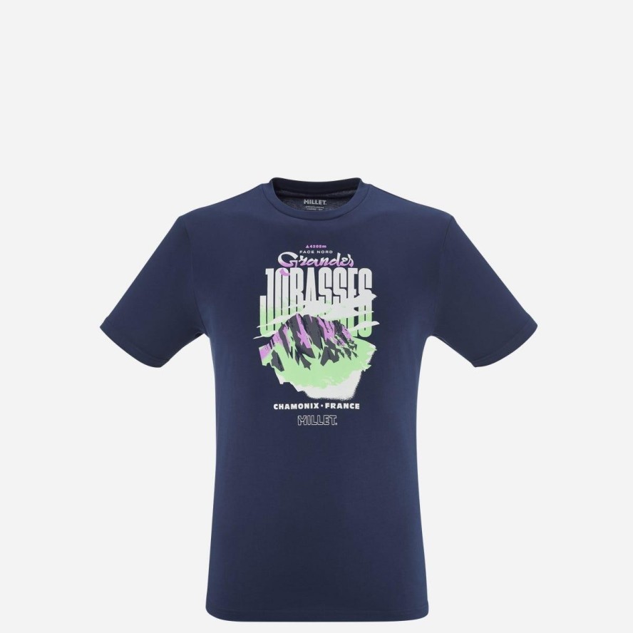 Koszulka męska z krótkim rękawem Millet Cimaï Summit Ts Ss M regular fit