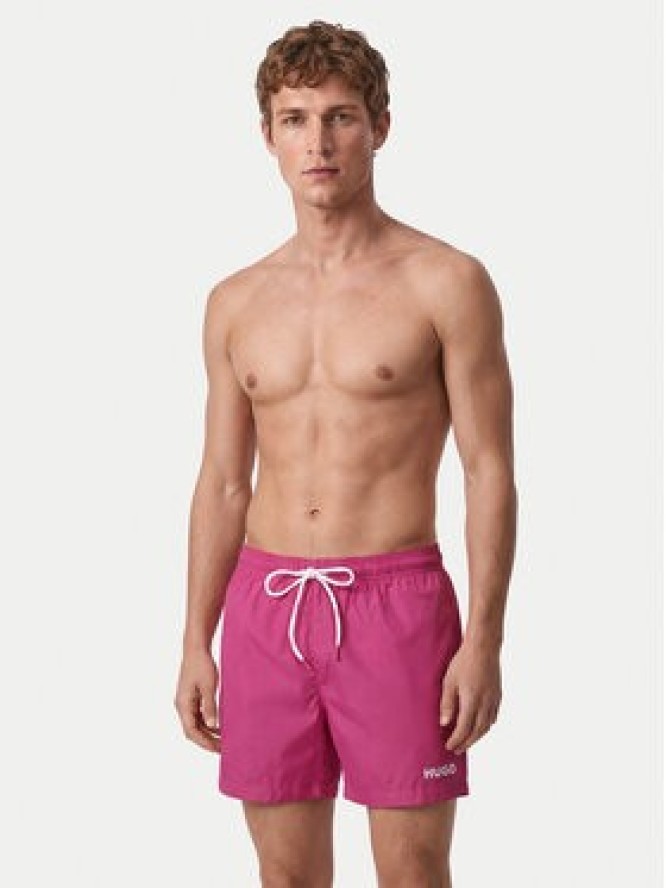 HUGO Szorty kąpielowe Haiti 50469312 Różowy Regular Fit