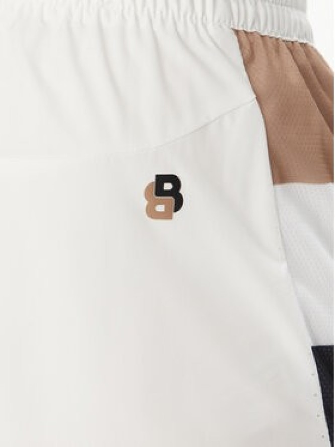 BOSS Szorty sportowe S_T-Match 50541370 Biały Regular Fit