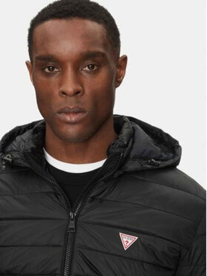 Guess Jeans Kurtka puchowa M5RL99 WHAB2 Czarny Regular Fit