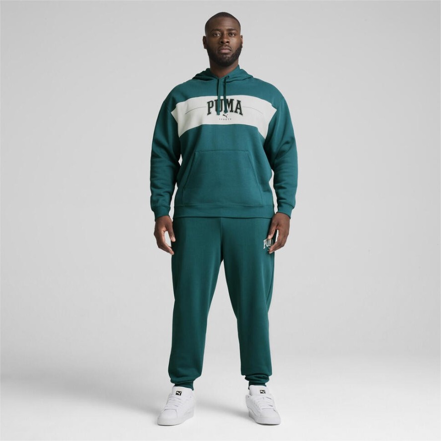 Bluza męska z kapturem PUMA SQUAD PUMA Cold Green