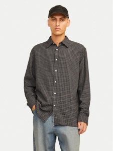 Jack & Jones Koszula Joshua 12260673 Brązowy Relaxed Fit