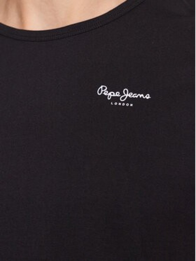 Pepe Jeans Komplet t-shirtów Pepe Tshirt 2P PMU10976 Czarny Regular Fit