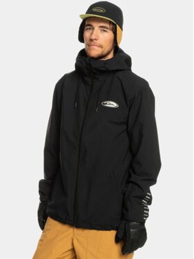 Quiksilver Kurtka outdoor High In Th Hood EQYTJ03436 Czarny Regular Fit