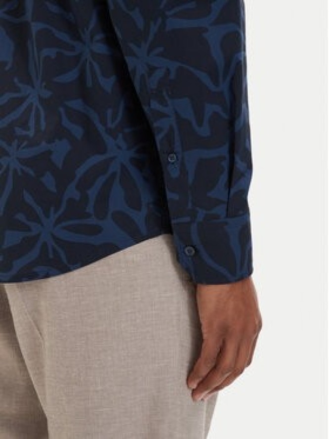 BOSS Koszula Ricoplus 50561608 Granatowy Regular Fit